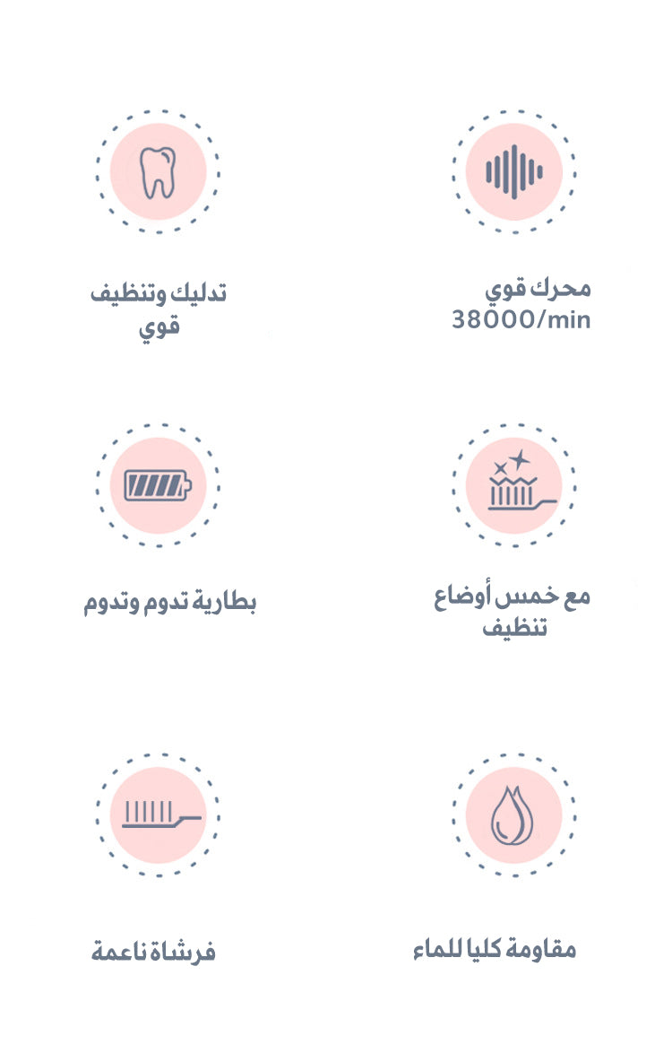 فرشاة الأسنان الكهربائية الجديدة للأطفال S-1